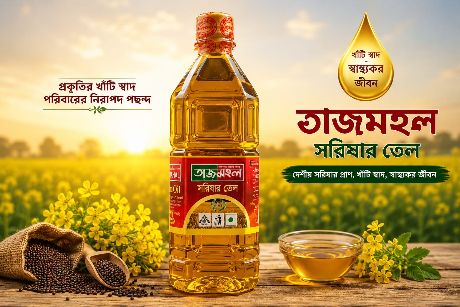 তাজমহল সরিষার তেল ১